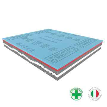 Materasso evo in 5 strati memory foam e hydrogel